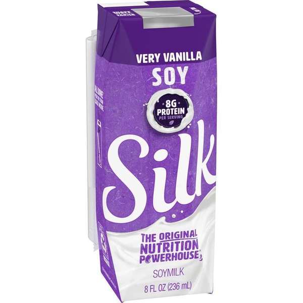 Silk Silk Aseptic Soy Very Vanilla 8 fl. oz., PK18 136466